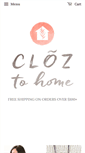 Mobile Screenshot of cloztohome.com